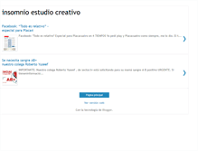 Tablet Screenshot of insomniocreativo.blogspot.com