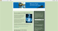 Desktop Screenshot of nieuwenuts.blogspot.com
