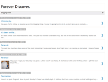Tablet Screenshot of foreverdiscover.blogspot.com