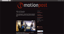 Desktop Screenshot of motionpost.blogspot.com
