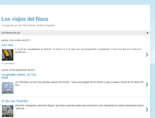Tablet Screenshot of losviajesdelnaos.blogspot.com