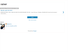 Tablet Screenshot of deadloves-rainer.blogspot.com