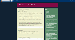 Desktop Screenshot of bilalduman.blogspot.com