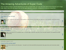 Tablet Screenshot of adventuresofsuperdude.blogspot.com