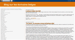 Desktop Screenshot of ecrivainsbelges.blogspot.com