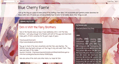 Desktop Screenshot of bluecherryfaerie.blogspot.com