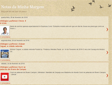 Tablet Screenshot of notasdamargem.blogspot.com