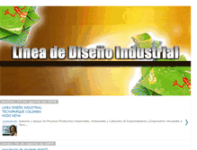 Tablet Screenshot of disenoindustrialtecnoparqueneiva.blogspot.com