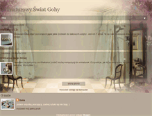 Tablet Screenshot of miniaturowy-swiat.blogspot.com