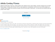 Tablet Screenshot of aikidocowboy.blogspot.com