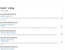 Tablet Screenshot of knollisblog.blogspot.com