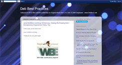 Desktop Screenshot of debbestpractices.blogspot.com