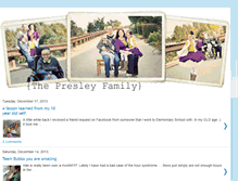 Tablet Screenshot of presleyfam.blogspot.com