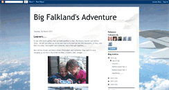 Desktop Screenshot of bigfalklandsadventure.blogspot.com