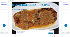 Desktop Screenshot of hamburger-meat-recipes.blogspot.com