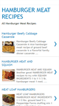 Mobile Screenshot of hamburger-meat-recipes.blogspot.com