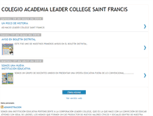 Tablet Screenshot of leadercollegesaintfrancis.blogspot.com