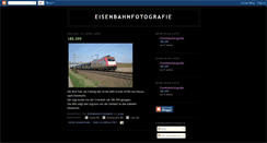 Desktop Screenshot of eisenbahnfotografie.blogspot.com