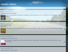 Tablet Screenshot of claurbano.blogspot.com