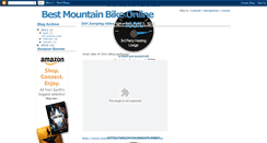 Desktop Screenshot of bestmountainbikeonline.blogspot.com