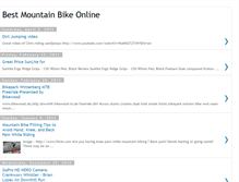 Tablet Screenshot of bestmountainbikeonline.blogspot.com