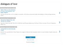 Tablet Screenshot of dialoguesoflove.blogspot.com