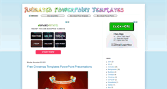 Desktop Screenshot of animatedpowerpointtemplates.blogspot.com