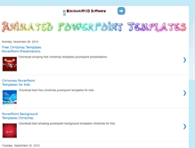 Tablet Screenshot of animatedpowerpointtemplates.blogspot.com