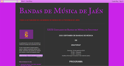 Desktop Screenshot of bandasmusicajaen.blogspot.com