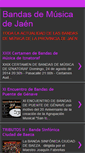 Mobile Screenshot of bandasmusicajaen.blogspot.com