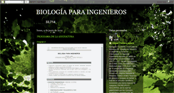 Desktop Screenshot of biologiaingenieros.blogspot.com