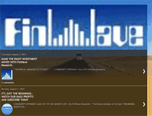 Tablet Screenshot of finwavefinancialservices.blogspot.com