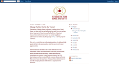 Desktop Screenshot of citizensforrailsafety.blogspot.com