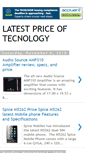 Mobile Screenshot of latestpriceoftechnology.blogspot.com