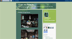 Desktop Screenshot of clubulmelomanilor.blogspot.com