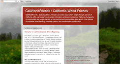 Desktop Screenshot of caliworldfriends.blogspot.com