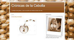 Desktop Screenshot of cronicasdelacebolla.blogspot.com