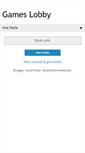 Mobile Screenshot of gameslobby.blogspot.com