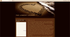 Desktop Screenshot of lowerylounge.blogspot.com