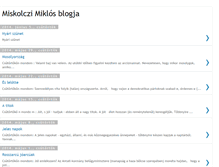 Tablet Screenshot of miskolczimiklos.blogspot.com