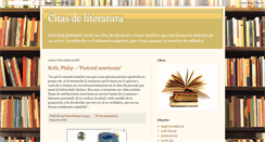 Desktop Screenshot of citasliteratura.blogspot.com