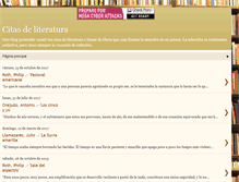 Tablet Screenshot of citasliteratura.blogspot.com