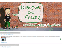 Tablet Screenshot of dibujosdefedez.blogspot.com