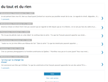 Tablet Screenshot of dutoutetdurien.blogspot.com