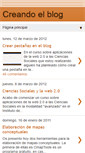 Mobile Screenshot of creandoelblog.blogspot.com