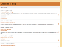 Tablet Screenshot of creandoelblog.blogspot.com