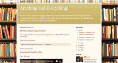 Desktop Screenshot of anythingandeverythingstar.blogspot.com