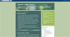 Desktop Screenshot of entendernuestromundo.blogspot.com