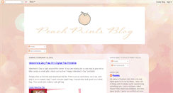 Desktop Screenshot of peachprints.blogspot.com