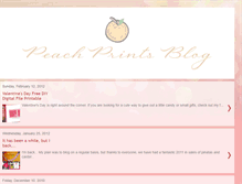 Tablet Screenshot of peachprints.blogspot.com